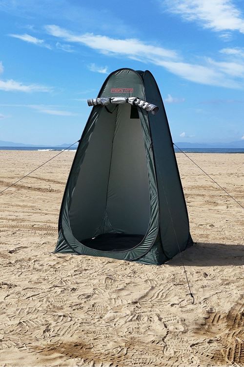 Monicamp Kamp WC Duş Giyinme Çadırı Otomatik Açılır Zemin Matlı 120cm x 120cm x 190cm