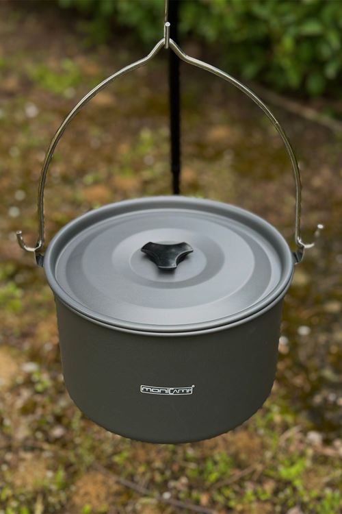 Monicamp Kamp Tenceresi 4,2 Litre Su Isıtma ve Yemek Pişirme XXL Tencere