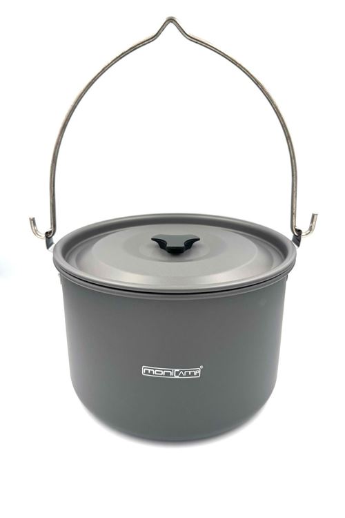 Monicamp Kamp Tenceresi 4,2 Litre Su Isıtma ve Yemek Pişirme XXL Tencere