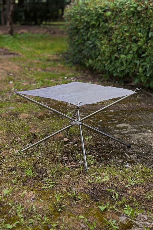 Monicamp Katlanır Ateş Standı Portatif Ateş Çukuru 42cm x 42cm x 32cm