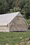 Monicamp 12 Kişilik 4 Mevsim Şişme Kamp Çadırı 12m2 300cm X 400cm X 210cm 420d Kumaş Manuel Pompalı